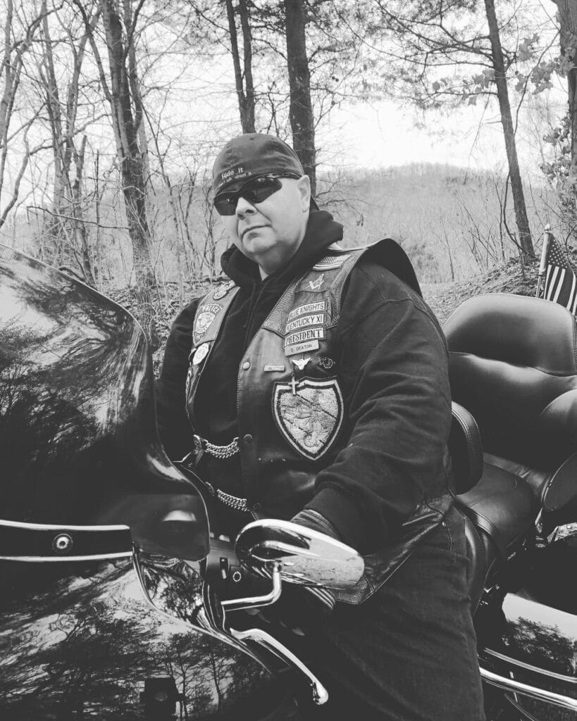 Image of Blue Knights Kentucky XI LEMC President D. Deaton